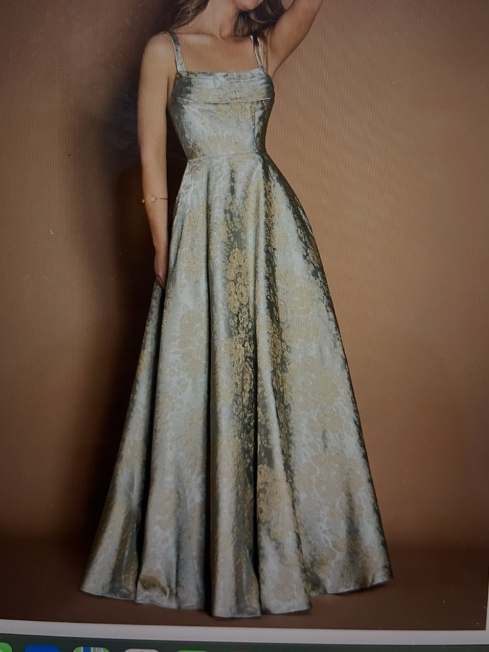 Silver/Blue Gala Dress